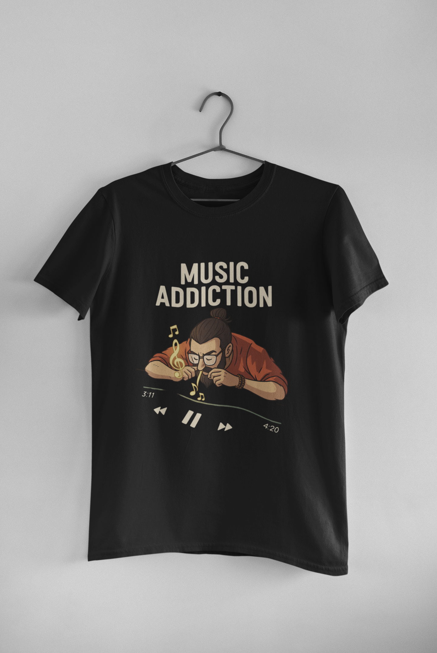 Music Addiction Graphic Tee