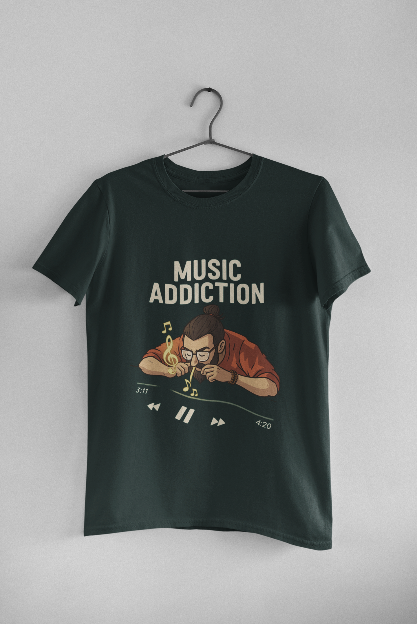 Music Addiction Graphic Tee