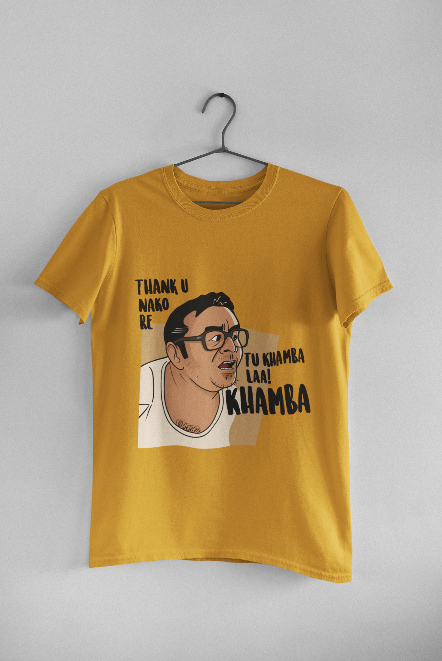 Tu Khamba Laal Khamba – Funny Desi Meme T-Shirt