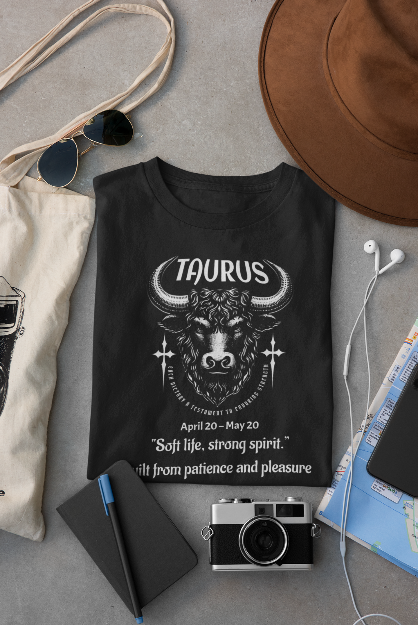 Taurus Zodiac T-Shirt – Soft Life, Strong Spirit