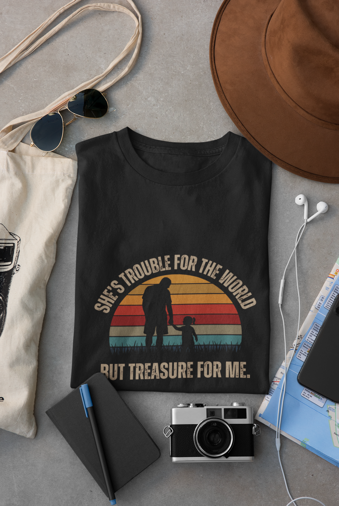 Trouble for the World, Treasure for Dad Tee