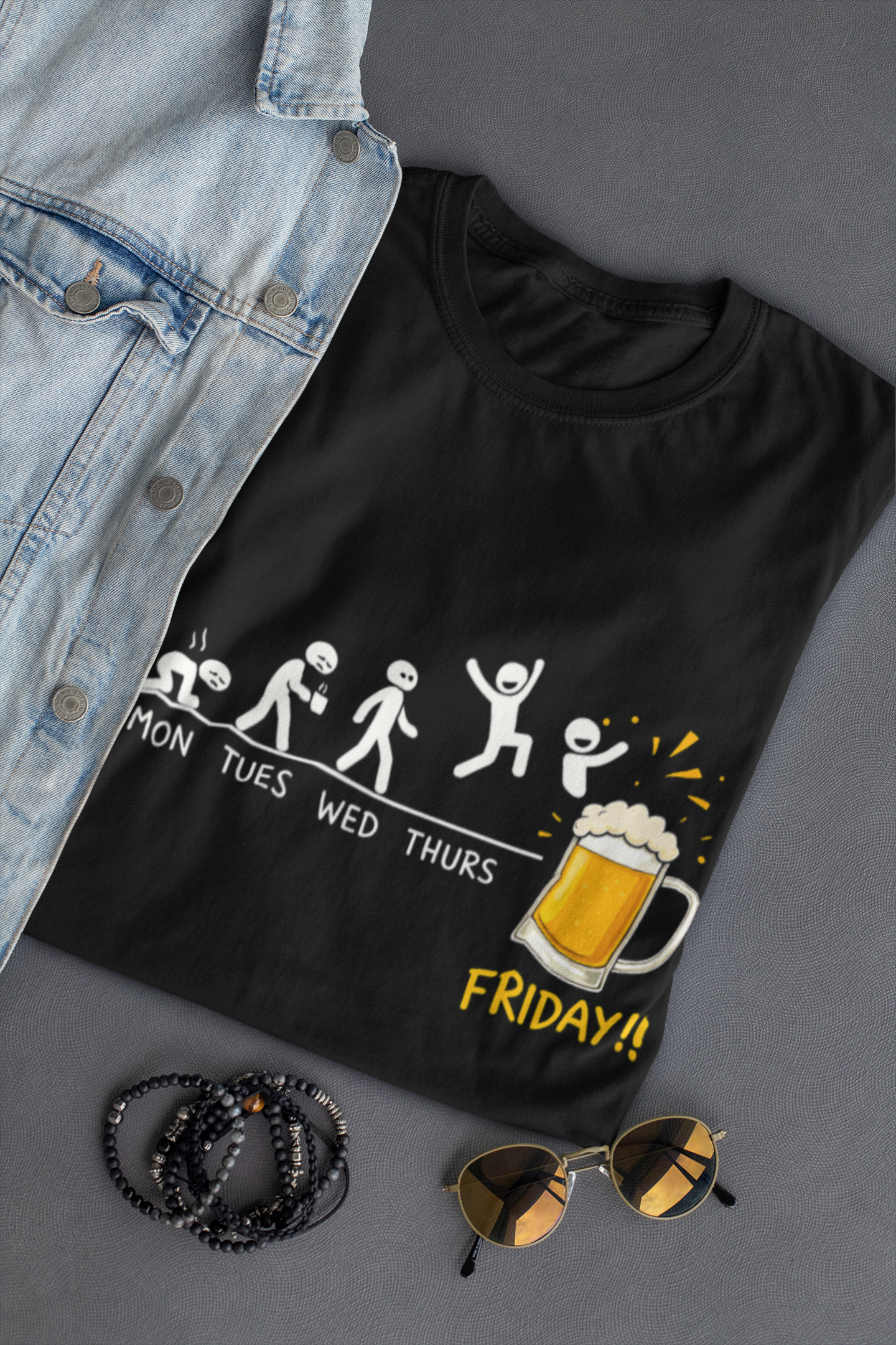 Beer Friday Evolution T-Shirt