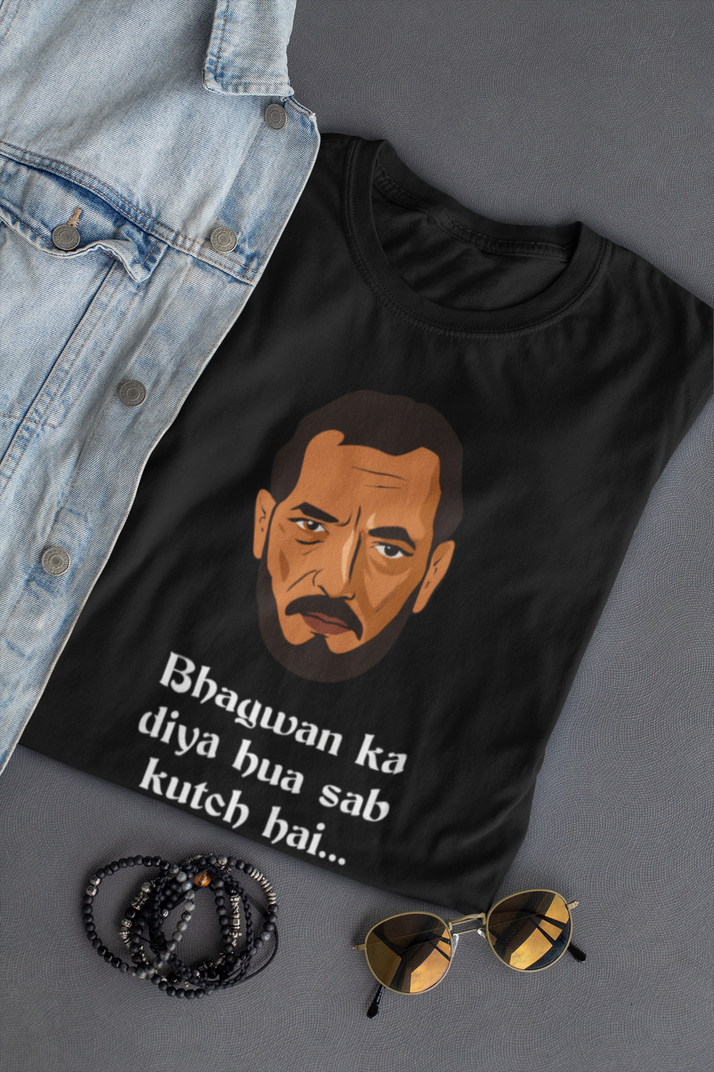 Bhagwan Ka Diya Hai – Iconic Bollywood Dialogue T-Shirt