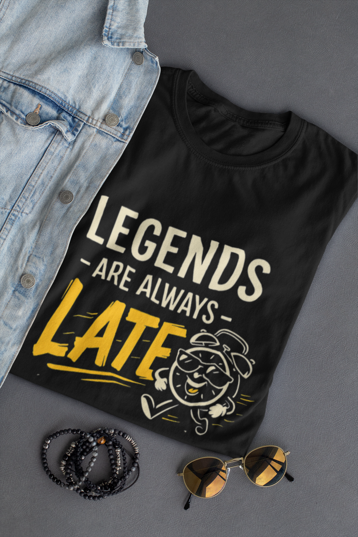 Legends Are Late Funny T-Shirt