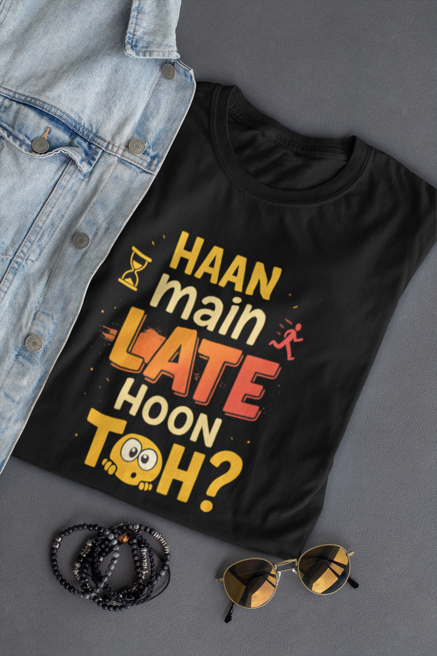 Haan Main Late Hoon Toh? Tee