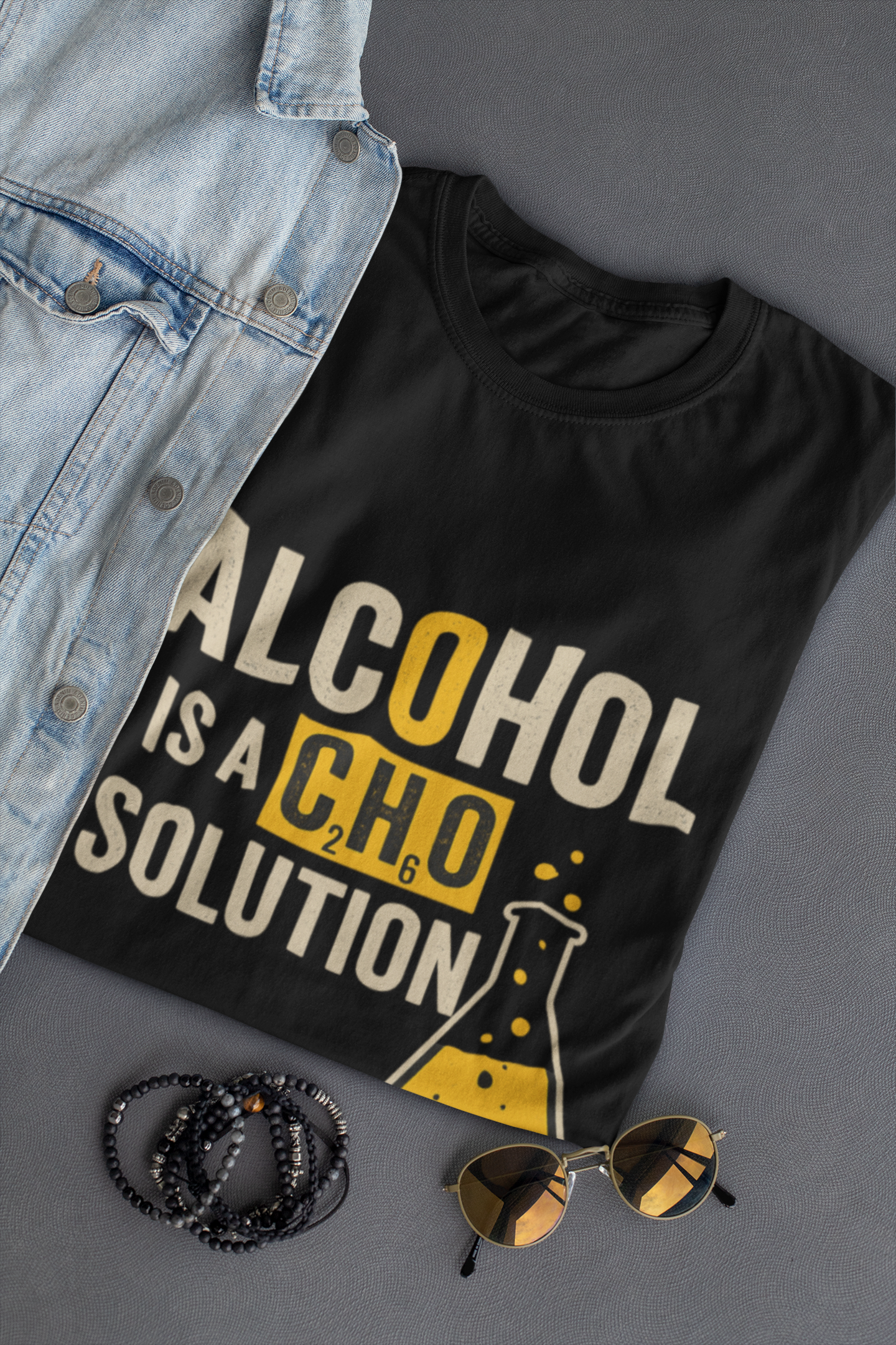 Alcohol Is A CHO Solution T-Shirt