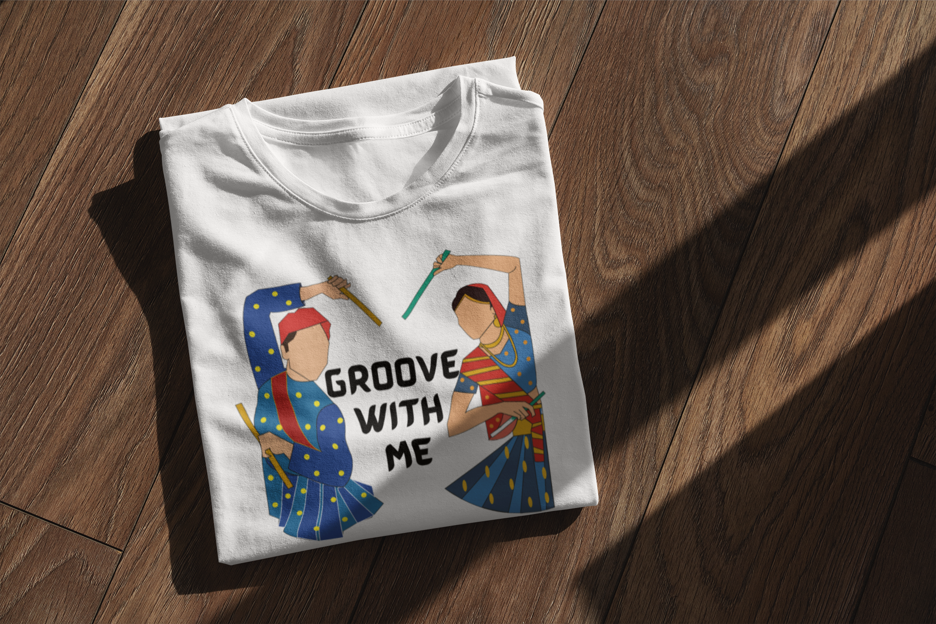 Groove With Me – Garba Vibes Tee