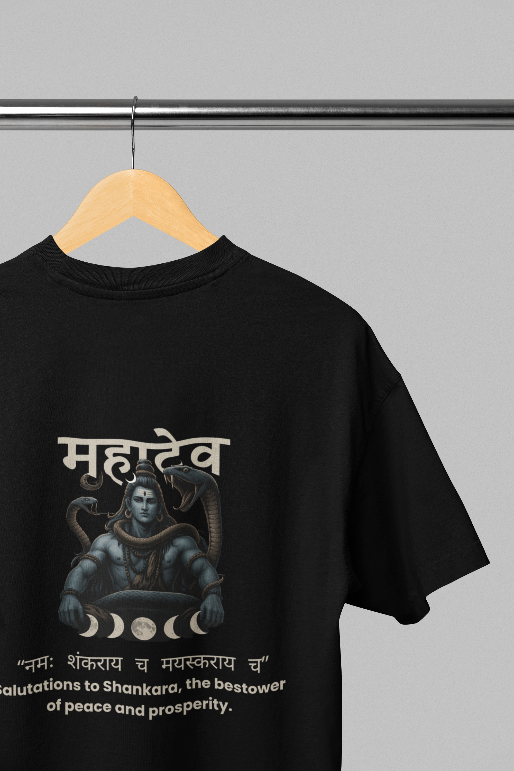 Mahadev Oversized Unisex T-Shirt – Shankara Peace & Prosperity Design
