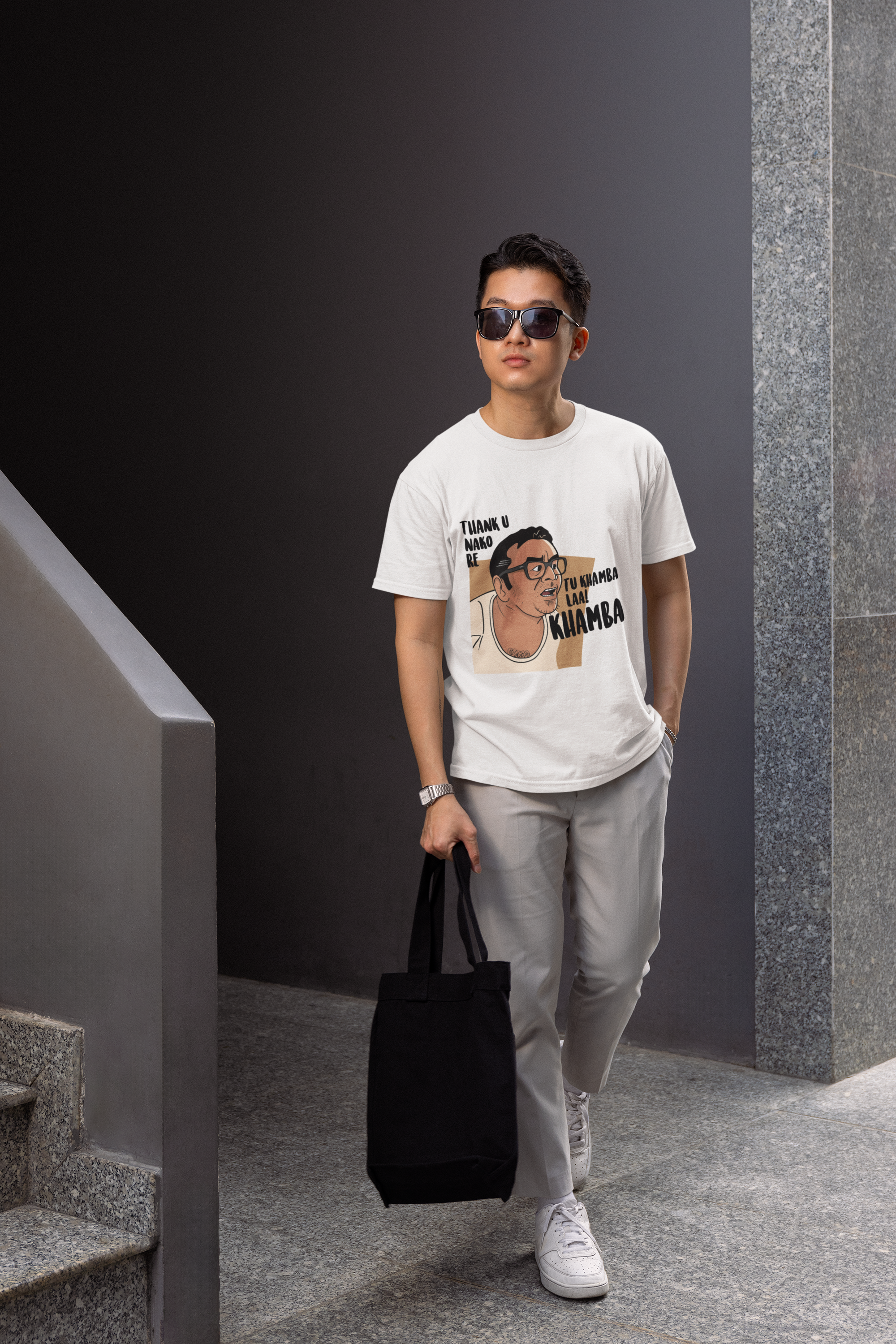 Tu Khamba Laal Khamba – Funny Desi Meme T-Shirt