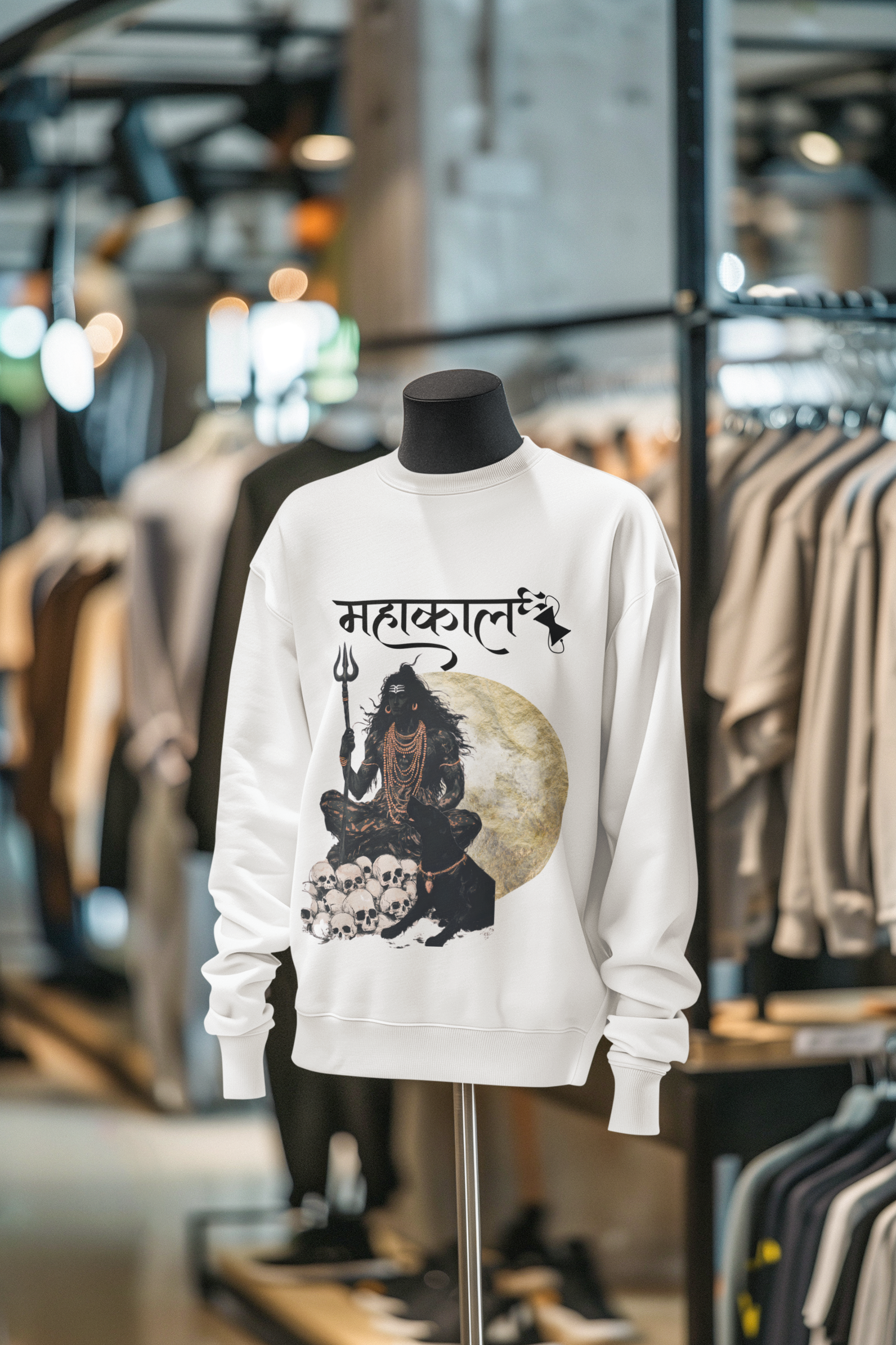 Mahakal Sweatshirt – Power. Peace. Presence.