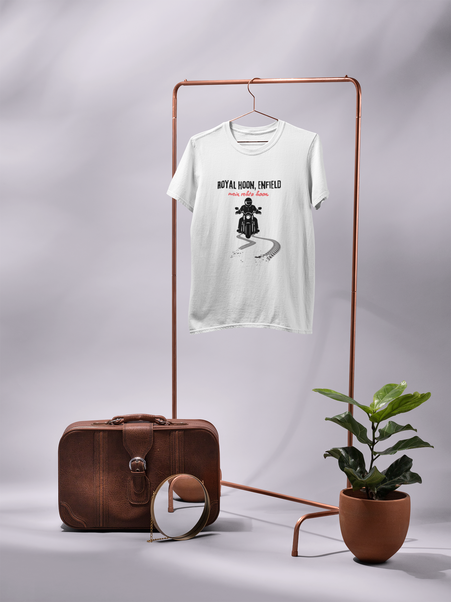 Royal Hoon Enfield – Hindi Biker T-Shirt for Men