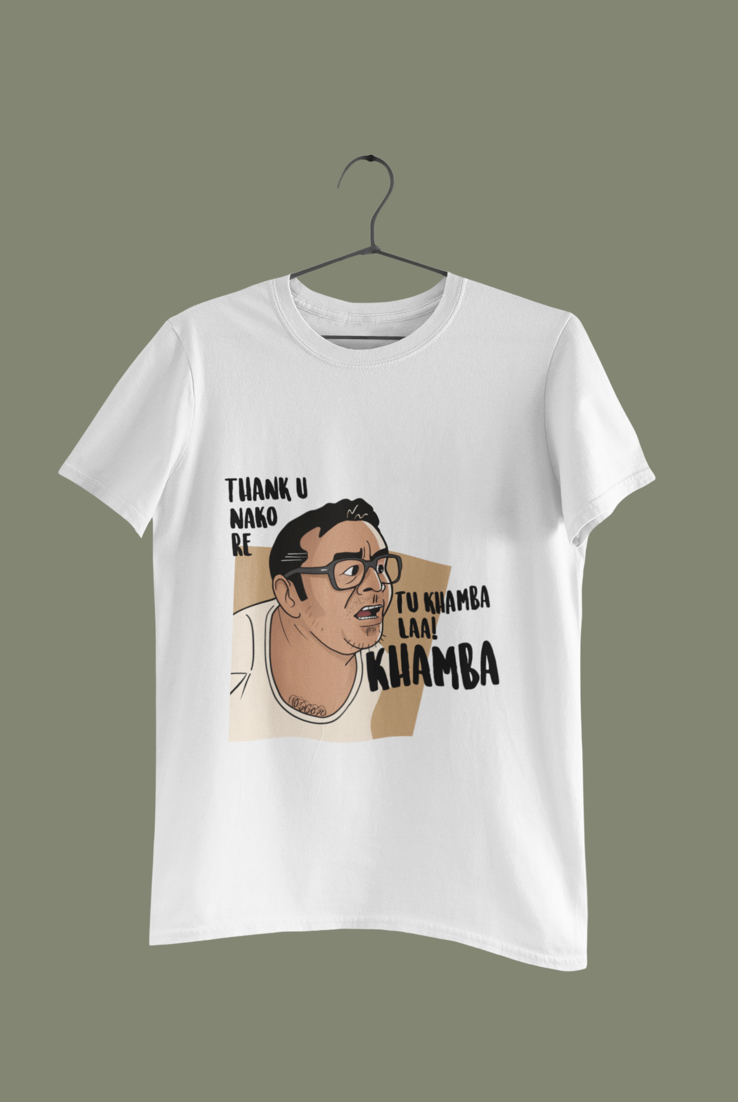 Tu Khamba Laal Khamba – Funny Desi Meme T-Shirt