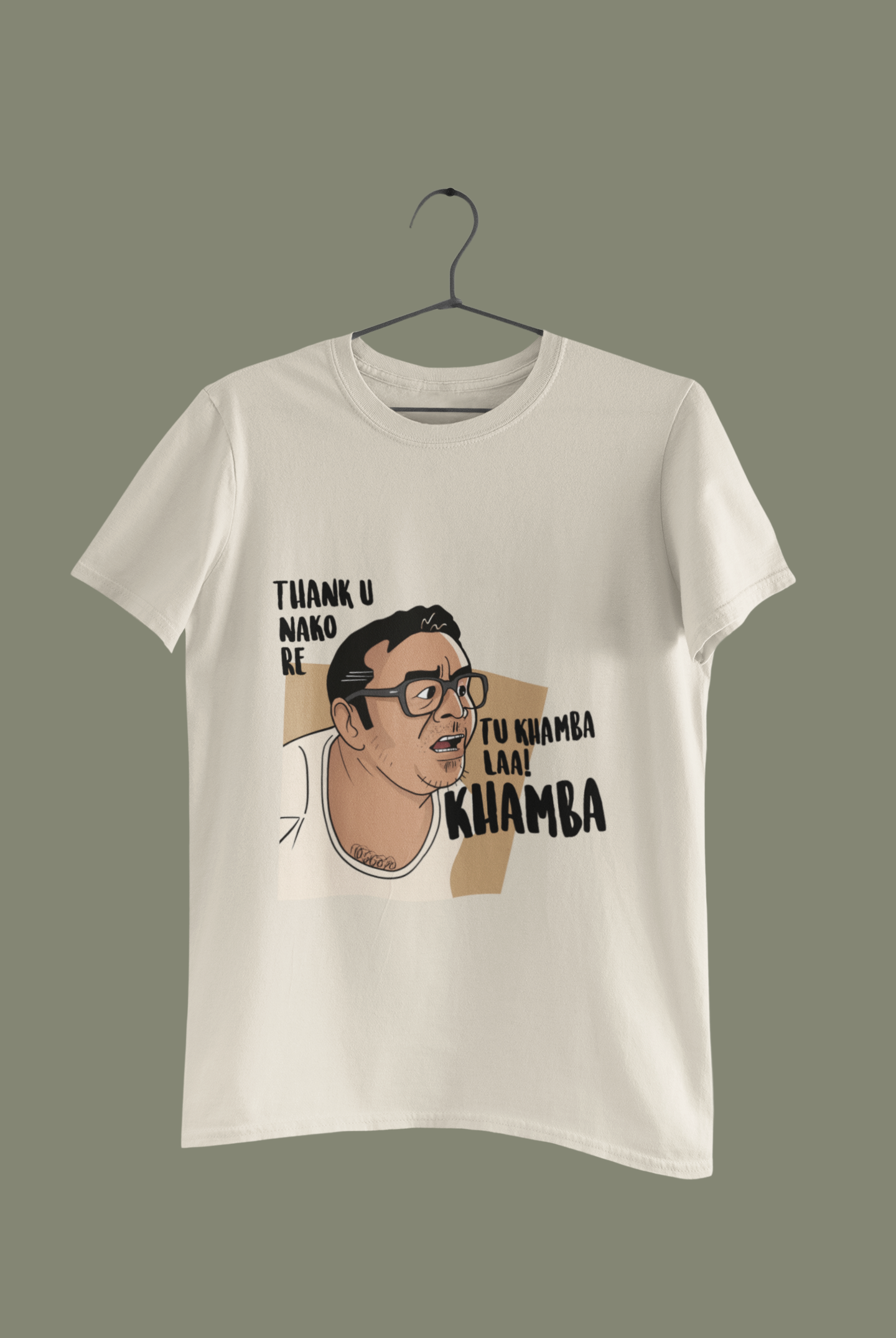 Tu Khamba Laal Khamba – Funny Desi Meme T-Shirt