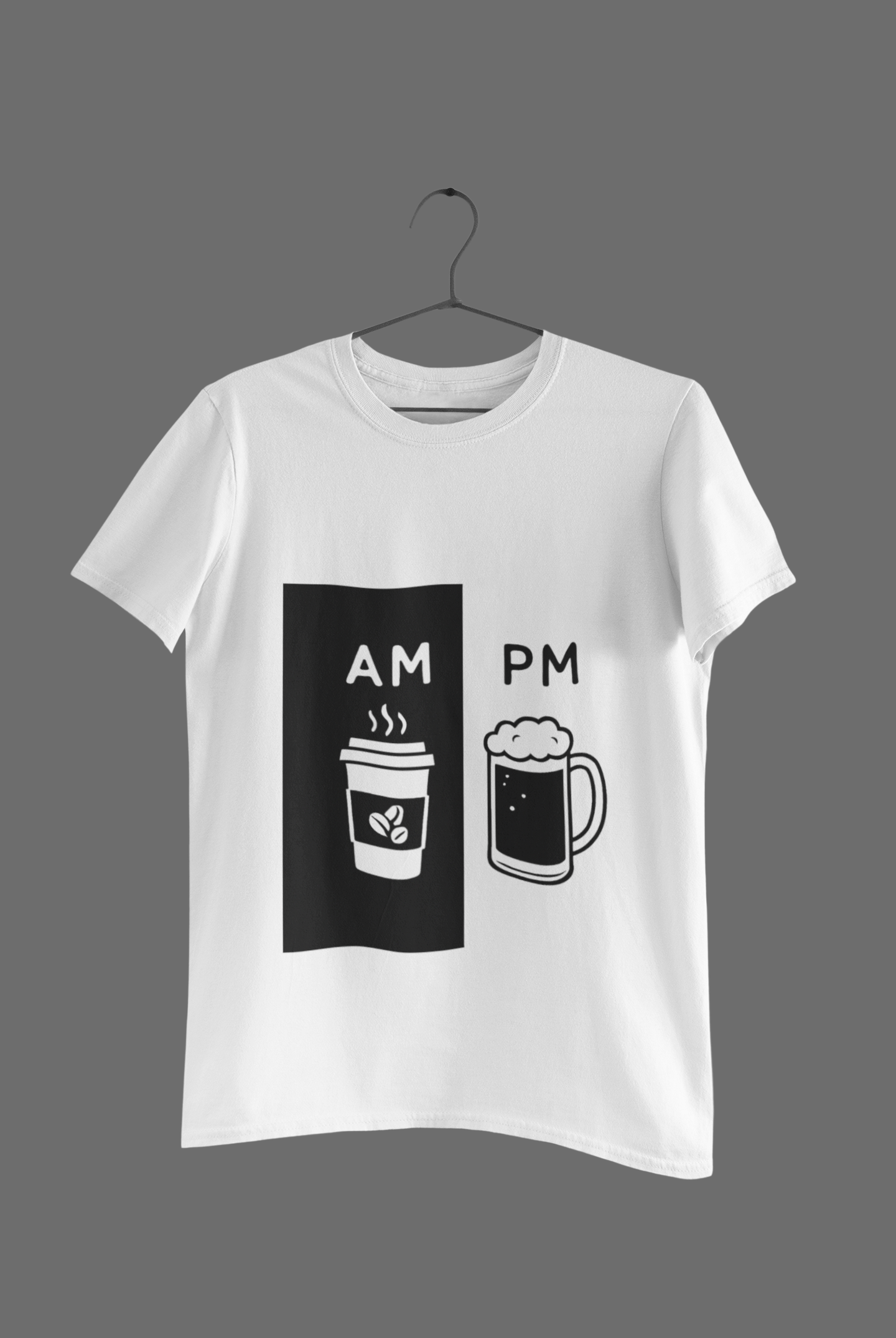 Coffee to Beer AM PM T-Shirt